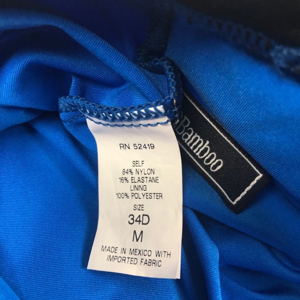 NWT 2Bamboo 34D medium swim top - Picture 5 of 8